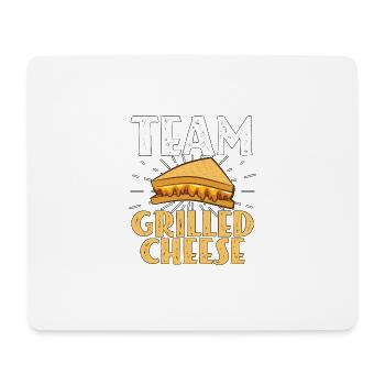 Team Grilled Cheese Für Käseliebhaber - Mousepad (Querformat) - Weiß - Vorne