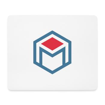 M Bekleidungsmarke - Mousepad (Querformat) - Weiß - Vorne