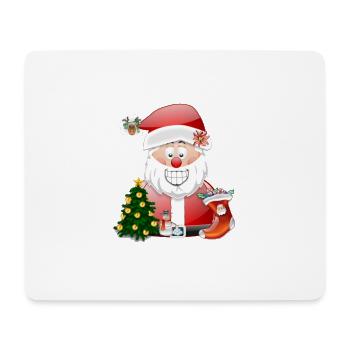 Santa Cheer Christmas Parade - Mouse Pad (horizontal) - white - Front