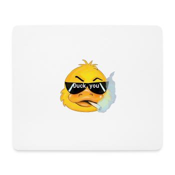 Canard tu canard - Tapis de souris (format paysage) - blanc - Devant