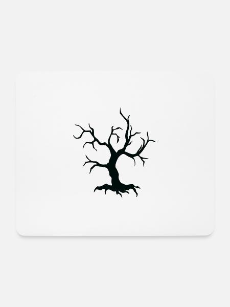 Halloween Tree - Mouse Pad (horizontal) - white