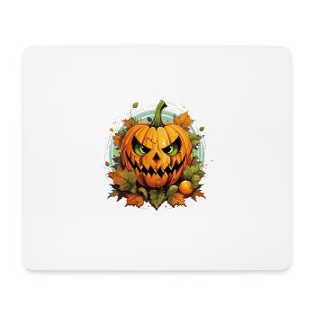 Halloween Pumpkin - Mouse Pad (horizontal) - white - Front