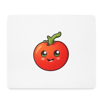 Tomato KawaiJapani Anime - Mouse Pad (horizontal) - white - Front