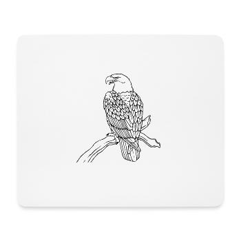 eagle208 - Mousepad (Querformat) - Weiß - Vorne