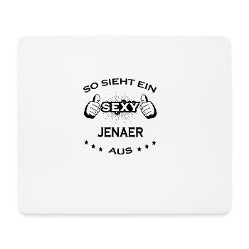 Sexy JENAER Stadt - Mousepad (Querformat) - Weiß - Vorne