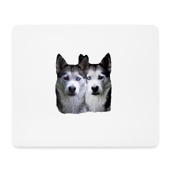 Husky Malamut Schlittenhund Rudel,hunderasse - Mousepad (Querformat) - Weiß - Vorne