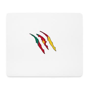 Cadeau griffe Cameroun Wildland native - Tapis de souris (format paysage) - blanc - Devant