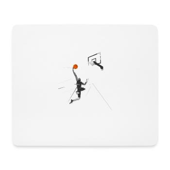 basket-ball - Tapis de souris (format paysage) - blanc - Devant