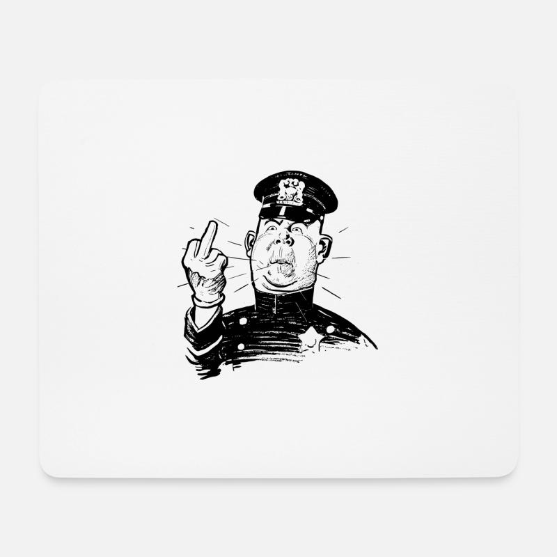 Police - Mouse Pad (horizontal) - white