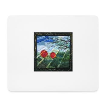 Lumenblumen Kunst - Mousepad (Querformat) - Weiß - Vorne