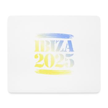 Ibiza 2025 - Mouse Pad (horizontal) - white - Front