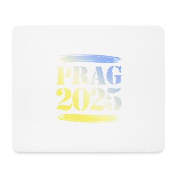 Prag 2025 - Mousepad (Querformat) - Weiß - Vorne