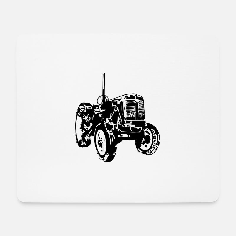Traktor Famulus RS14 Favo - Mousepad (Querformat) - Weiß