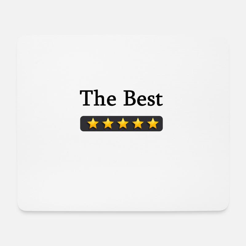 das beste - Mousepad (Querformat) - Weiß