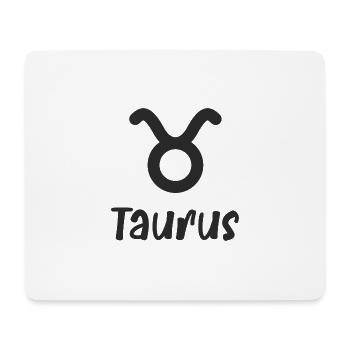 Taurus zodiac sign - Mouse Pad (horizontal) - white - Front