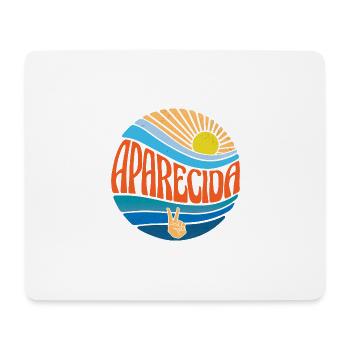 Aparecida Chemise Vintage Coucher de Soleil Aparecida Groovy - Tapis de souris (format paysage) - blanc - Devant