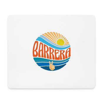 Barrera Hemd Vintage Sunset Barrera Groovy Krawatte - Mousepad (Querformat) - Weiß - Vorne