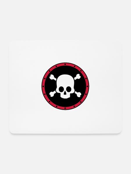 *** Pirat *** - Mousepad (Querformat) - Weiß