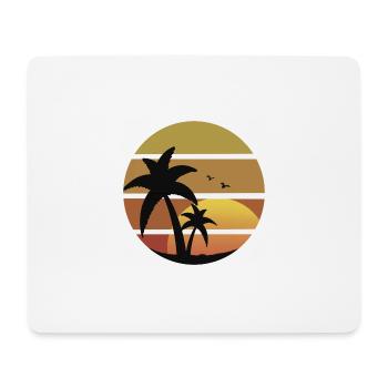 Paradies - Mousepad (Querformat) - Weiß - Vorne