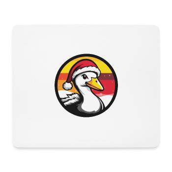Oie Noël Noël - Tapis de souris (format paysage) - blanc - Devant