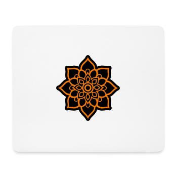 Blossom Mandala - Mouse Pad (horizontal) - white - Front