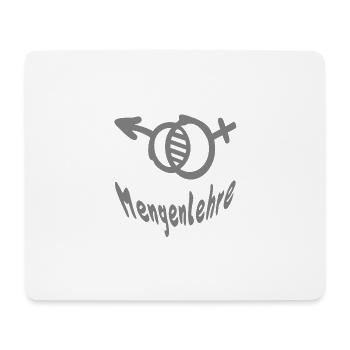 Mengenlehre - Mousepad (Querformat) - Weiß - Vorne