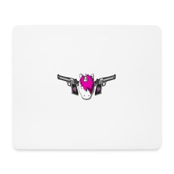 Desert Eagl Unicorn .png - Mousepad (Querformat) - Weiß - Vorne