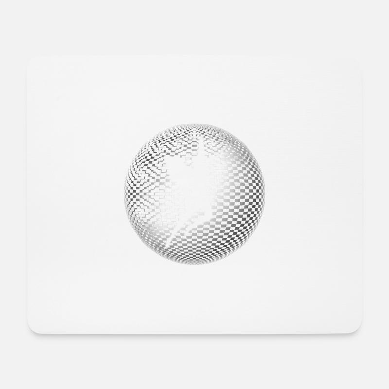 Kugel Elfe - Mousepad (Querformat) - Weiß