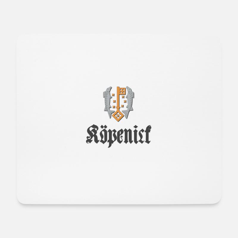 koepenick_wappen_dark - Mousepad (Querformat) - Weiß