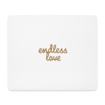 endless love - Mousepad (Querformat) - Weiß - Vorne