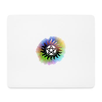 ColorStarBurst - Mouse Pad (horizontal) - white - Front