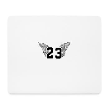Basketball number 23 Michael Jordan - Mouse Pad (horizontal) - white - Front