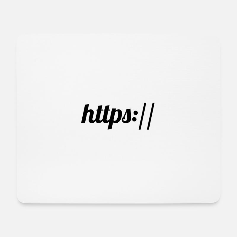 Internet - Mousepad (Querformat) - Weiß