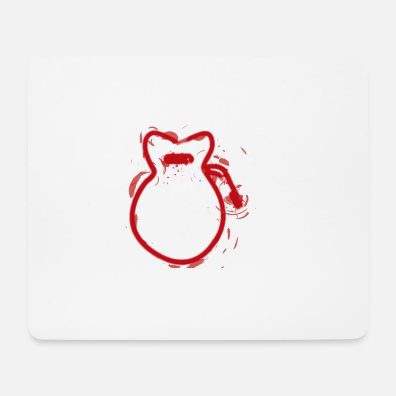 Kastagnetten - Mousepad (Querformat) - Weiß