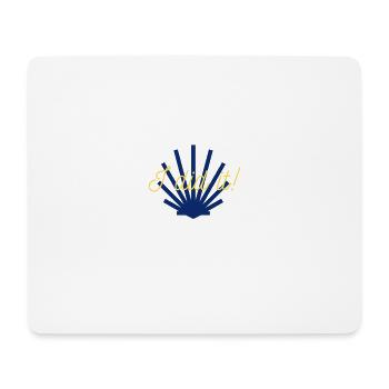 I did it! Jakobsweg Pilgern Wandern Jakobsmuschel - Mousepad (Querformat) - Weiß - Vorne