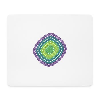 Order chaos art diamond square 4946vir - Mouse Pad (horizontal) - white - Front