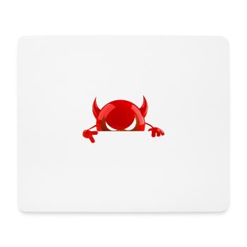 virus devil covid humor - Mouse Pad (horizontal) - white - Front