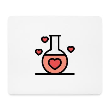 Love Chemistry In Love - Mouse Pad (horizontal) - white - Front