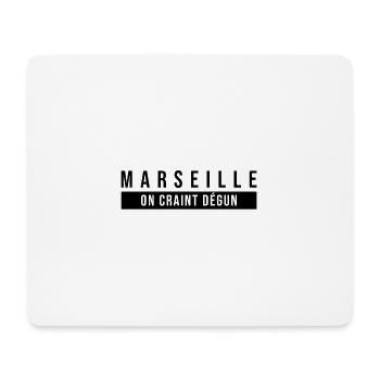 Marseille, On Craint Dégun - Tapis de souris (format paysage) - blanc - Devant