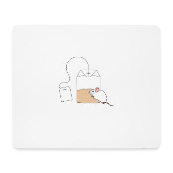 Teenager | Maus | Tee | Wortspiel | witzig - Mousepad (Querformat) - Weiß - Vorne