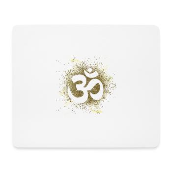 Signe OM or Air élément mantra - Tapis de souris (format paysage) - blanc - Devant