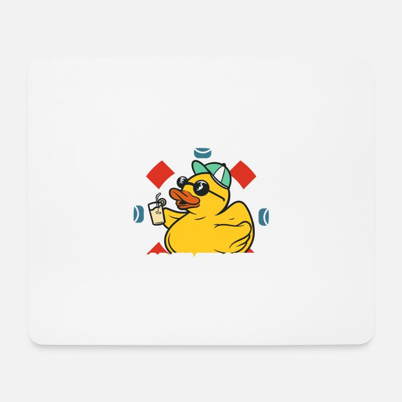 Bademeister lustig Spruch - Mousepad (Querformat) - Weiß