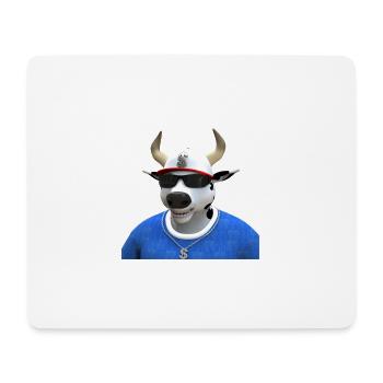Nftees Bulls - Mouse Pad (horizontal) - white - Front