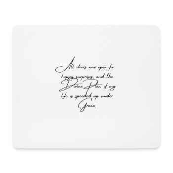 Connect with the Divine Design - Mouse Pad (horizontal) - white - Front