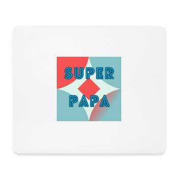 PAPA. FÊTE DES PÈRES. BONNE FÊTE PAPA. BONNE FÊTE - Tapis de souris (format paysage) - blanc - Devant
