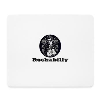 Rockabilly - Tapis de souris (format paysage) - blanc - Devant