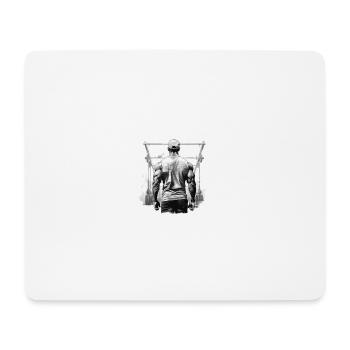 Calisthenics for life weiß - Mousepad (Querformat) - Weiß - Vorne