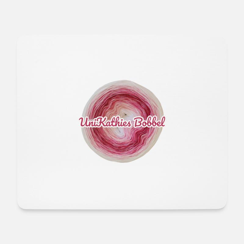 UniKathies Bobbel 2 - Mousepad (Querformat) - Weiß