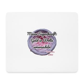 Meine superkraft - Mousepad (Querformat) - Weiß - Vorne