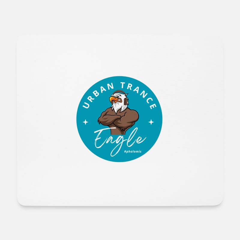 Urban Trance Eagle Phalomis - Mousepad (Querformat) - Weiß